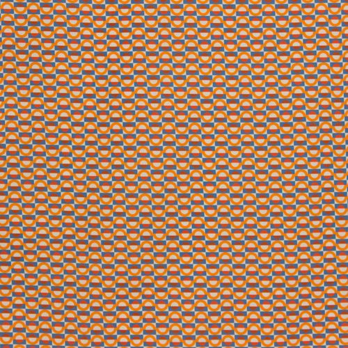 Katoen met abstract patroon